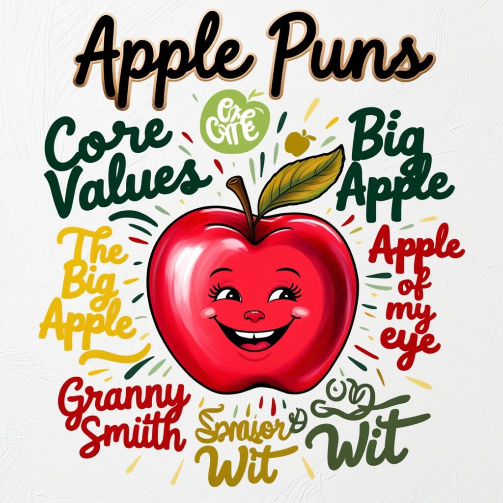 cute apple puns