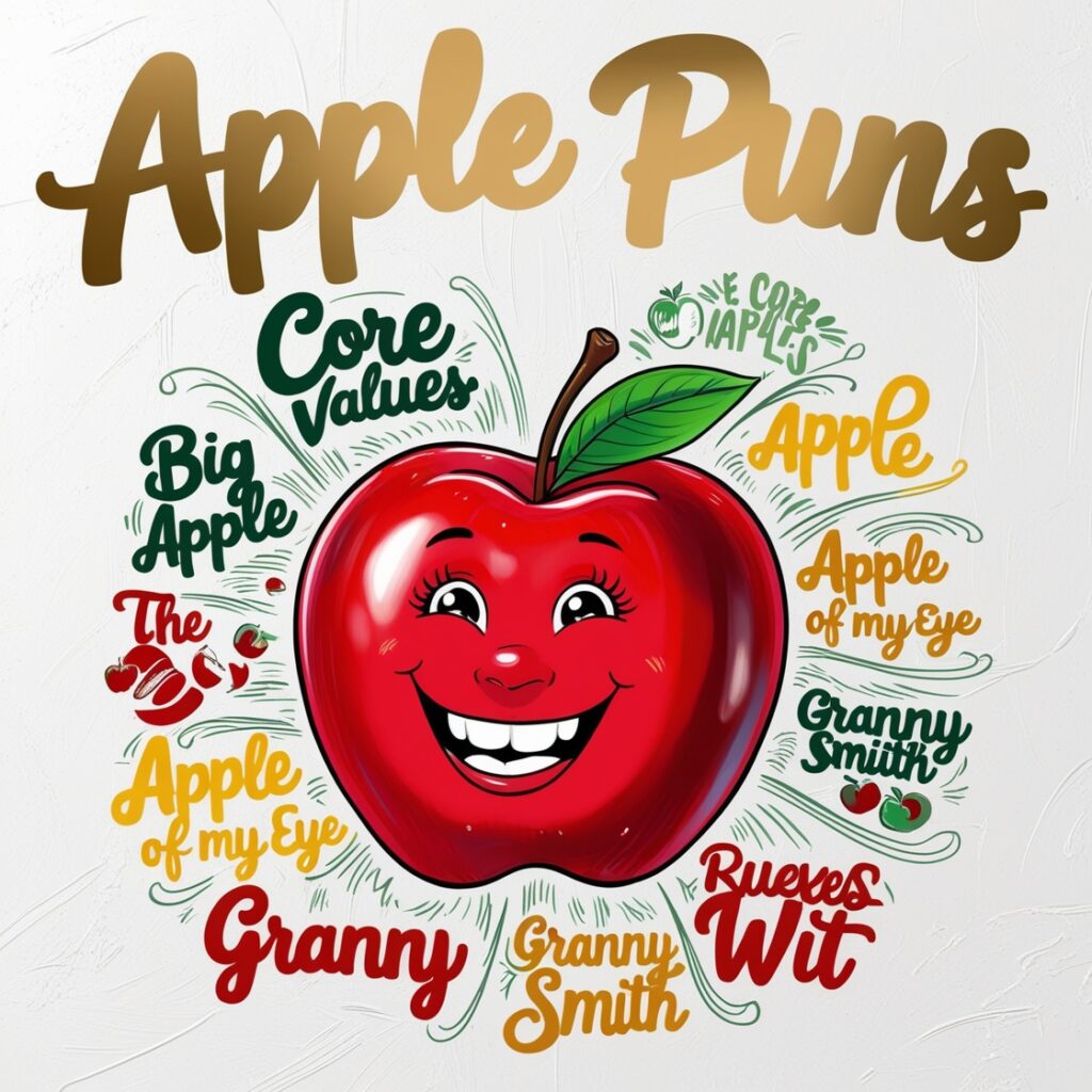 apple puns cute